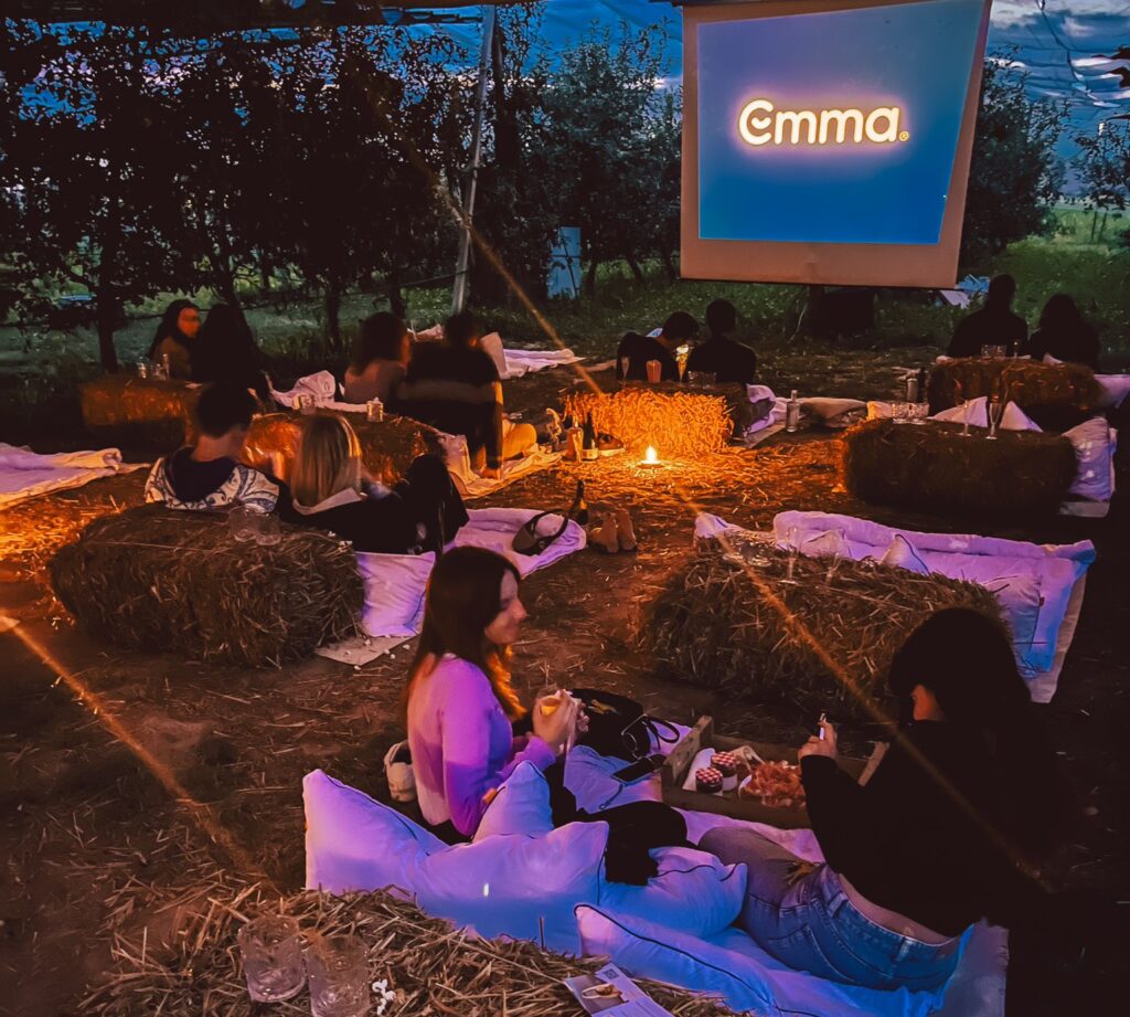 il Cascinetto materasso crema piumini outdoor cinema